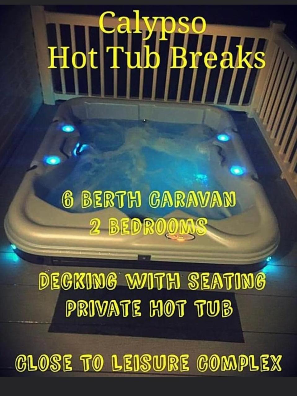 Calypso Hot Tub Breaks Tattershall Lakes Pet Friendly Bagian luar foto